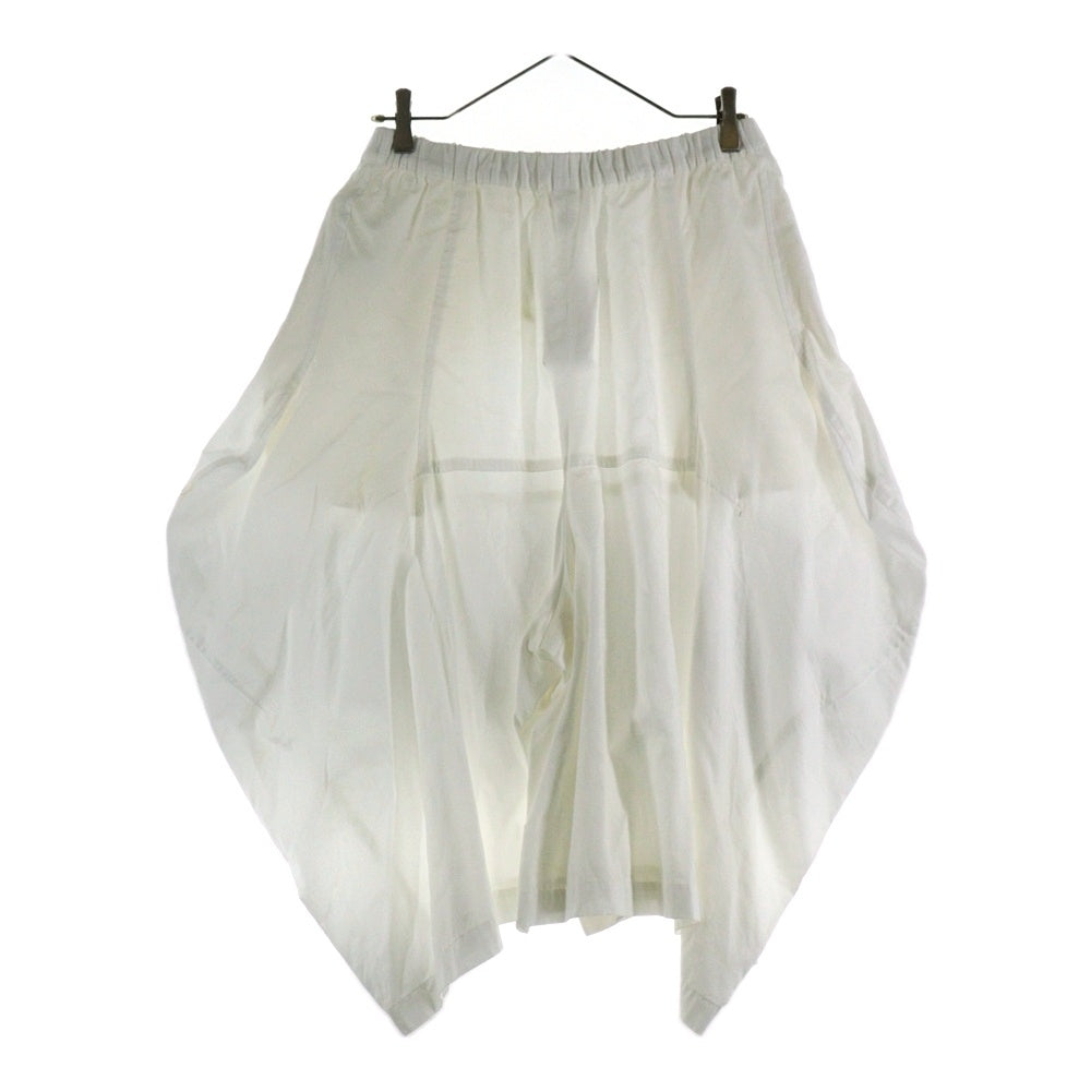 COMME des GARCONS COMME des GARCONS(コムデギャルソンコムデギャルソン) 17SS 変形 ウエストゴム ワイドハーフパンツ ショーツ ホワイト レディース RS-P015