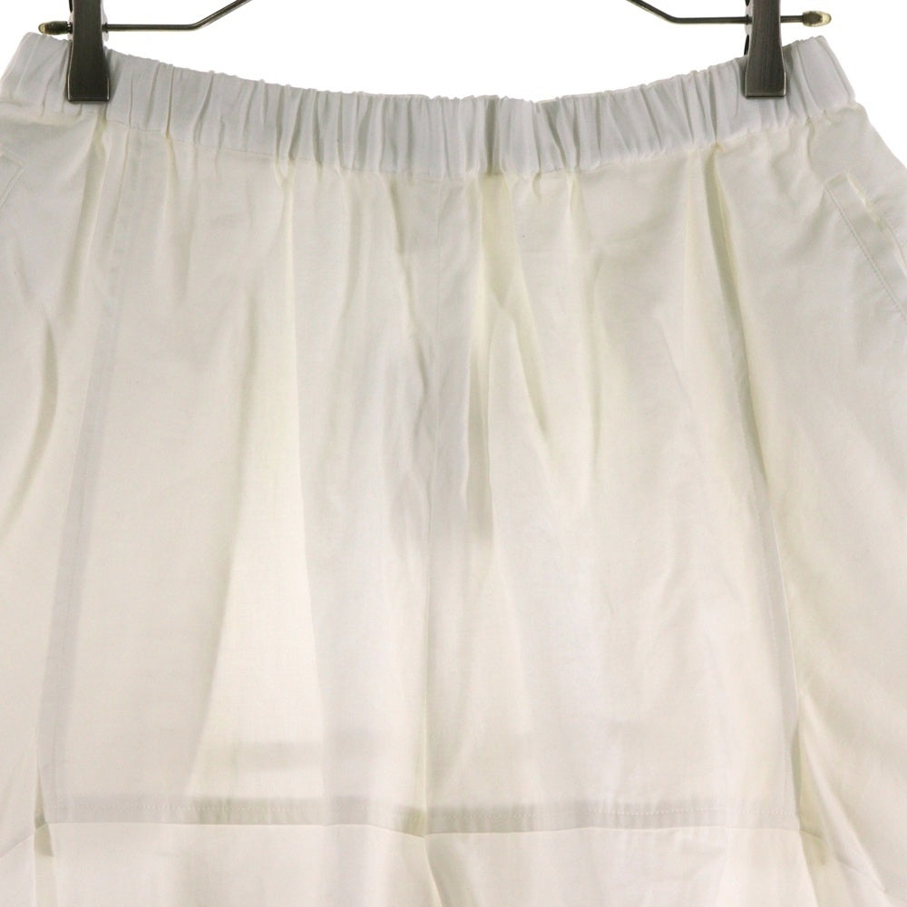 COMME des GARCONS COMME des GARCONS(コムデギャルソンコムデギャルソン) 17SS 変形 ウエストゴム ワイドハーフパンツ ショーツ ホワイト レディース RS-P015