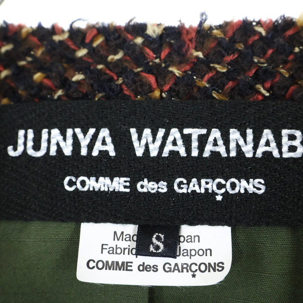 JUNYA WATANABE COMME des GARCONS(ジュンヤワタナベ コムデギャルソン) 19AW ウール切替 ミリタリーコート カーキ JD-J032