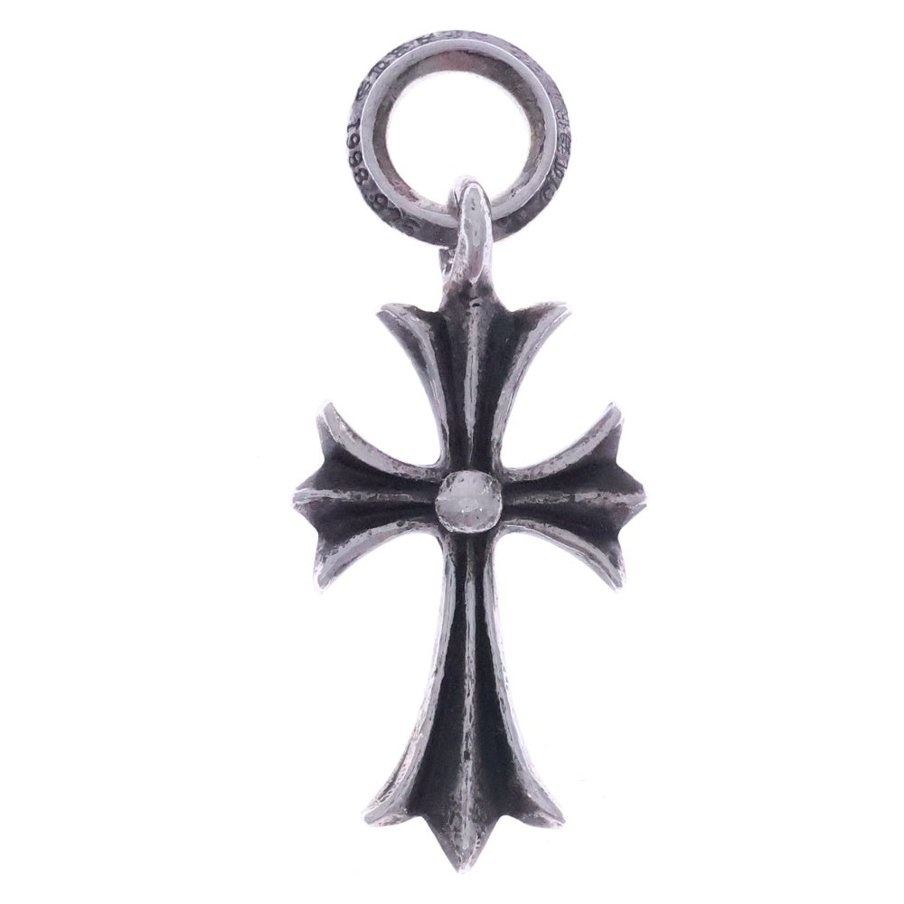 CHROME HEARTS(クロムハーツ) TINY CH CROSS タイニーCHクロス チャーム ネックレストップ シルバー BCA382