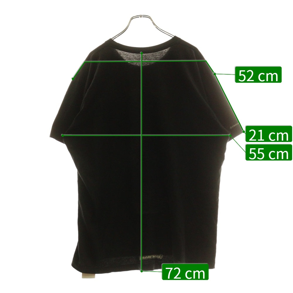 CHROME HEARTS(クロムハーツ) CRS Triple Logo Print S/S TEE 半袖Tシャツカットソー ブラック
