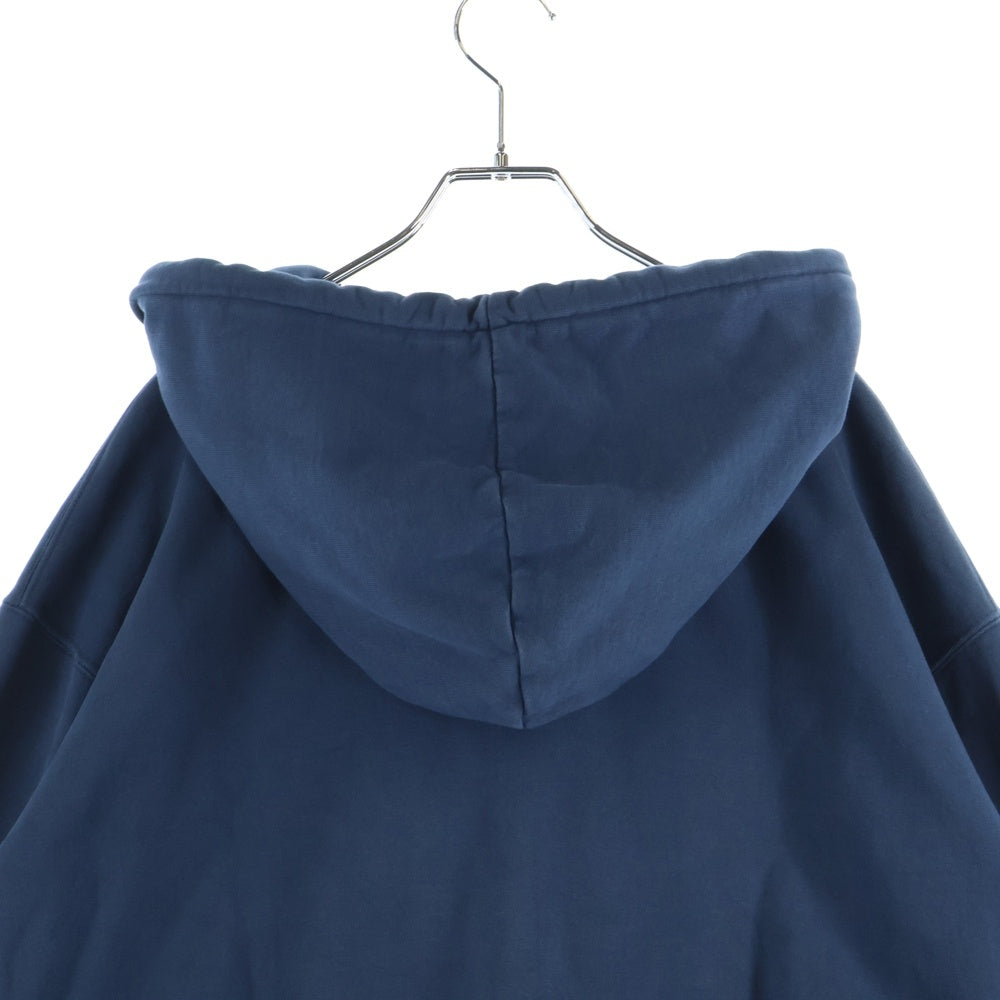 JACQUEMUS(ジャックムス) 24SS Le Sweater Camargue 刺繍ロゴ ジップアップパーカー フーディー ネイビー 245JS129-2087-390