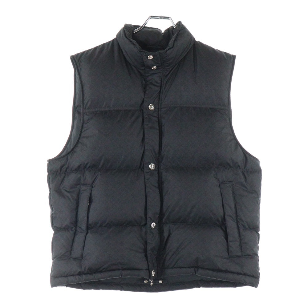 CHROME HEARTS(クロムハーツ) STIFF V2 FBRC CHプラス 総柄クロスボールボタン ダウンジャケット ブラック
