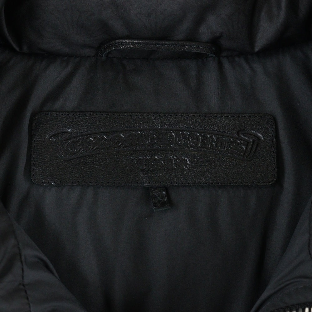 CHROME HEARTS(クロムハーツ) STIFF V2 FBRC CHプラス 総柄クロスボールボタン ダウンジャケット ブラック