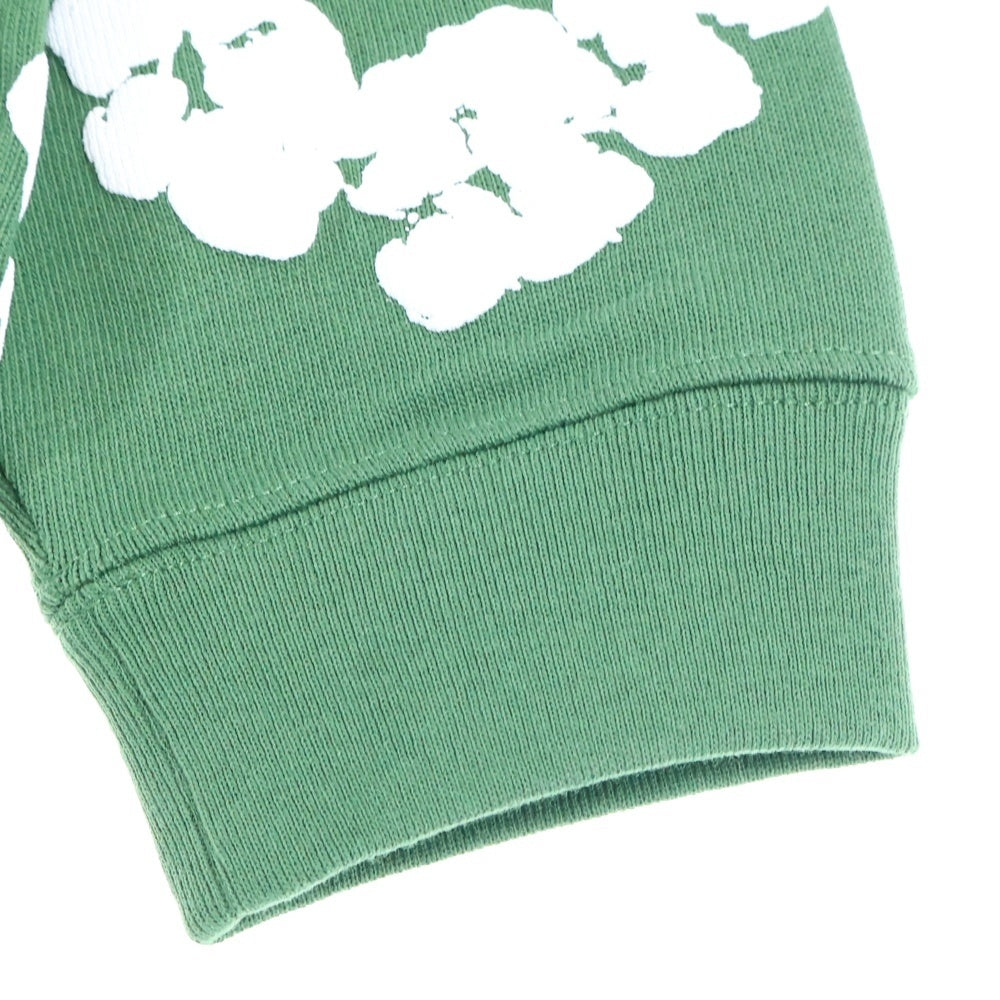 DENIM TEARS(デニムティアーズ) CREW NECK SWEAT SHIRTS クルーネック スウェットシャツ 総柄 グリーン