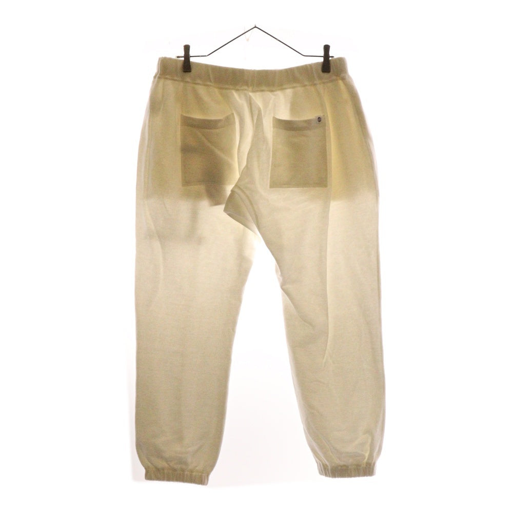 SEQUEL(シークエル) 20AW フロントロゴ イージースウェットパンツ ホワイト SQ-20AW-PT06