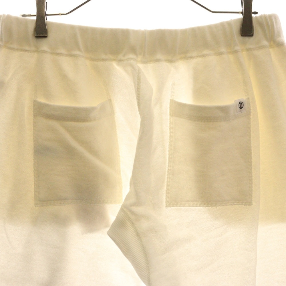 SEQUEL(シークエル) 20AW フロントロゴ イージースウェットパンツ ホワイト SQ-20AW-PT06