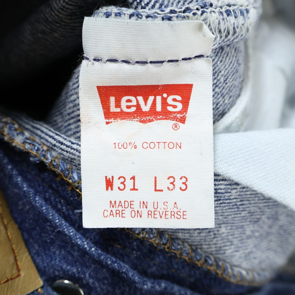 Levi's(リーバイス) 501 ボタンフライ ストレートデニム パンツ インディゴ