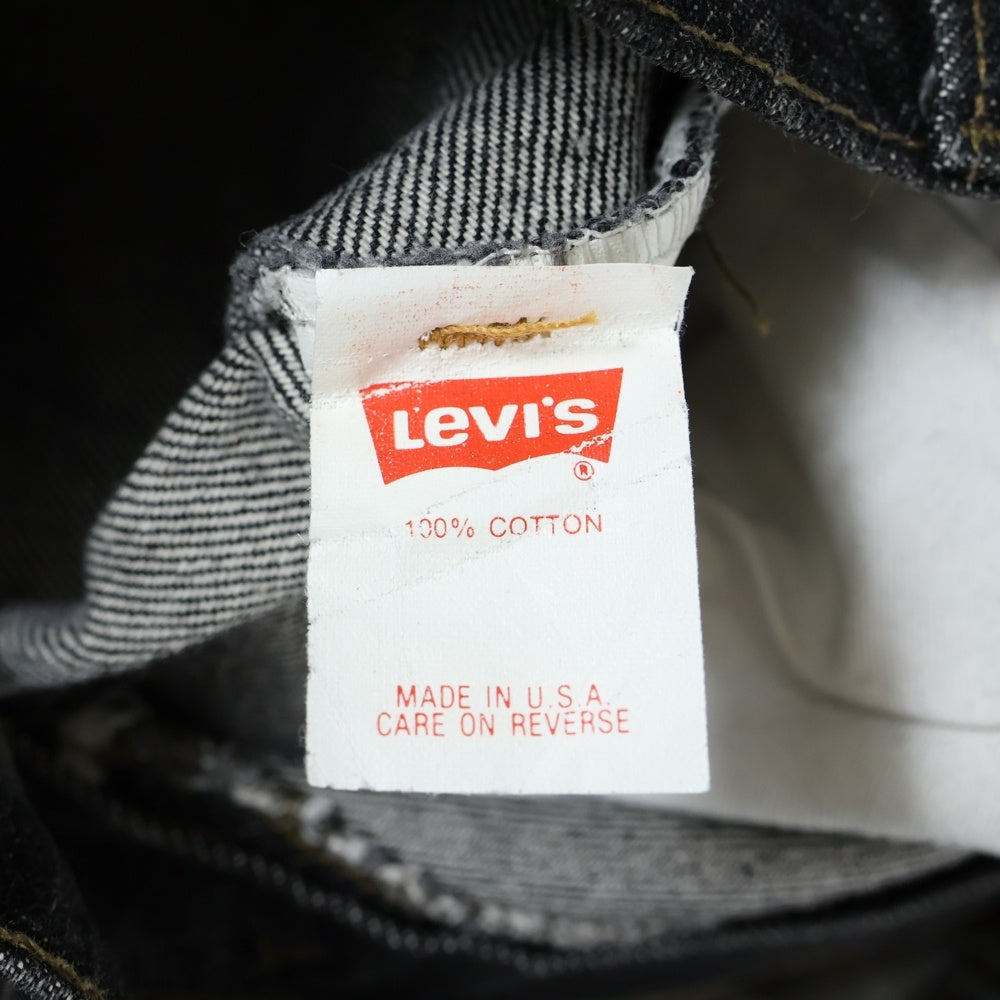 Levi's(リーバイス) MADE IN USA 517 DENIM PANTS デニムパンツ ブラック