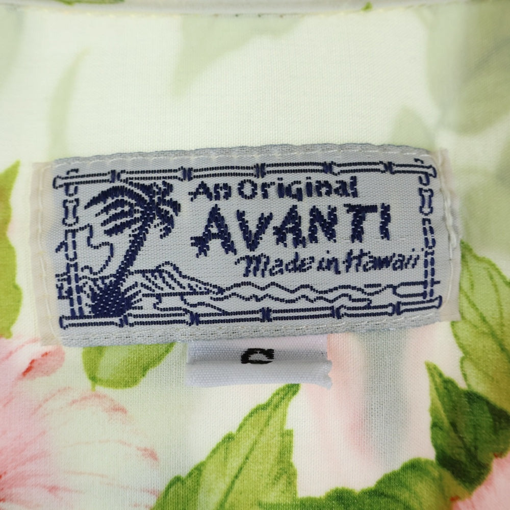 VINTAGE(ヴィンテージ) MADE in HAWAII ハワイ レーヨン アロハ半袖シャツ ハイビスカス総柄 マルチカラー