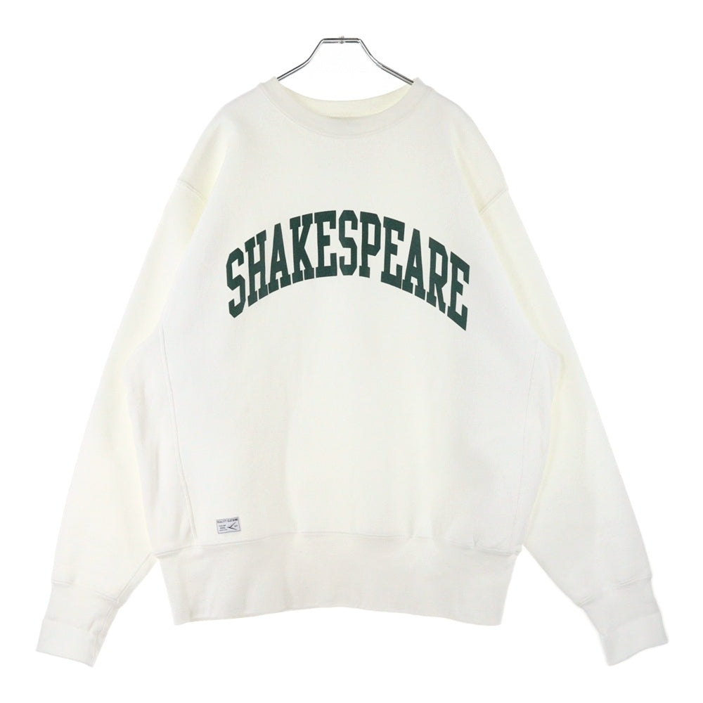 CAMBER(キャンバー) × WP WORLD GREATS S2 CREWNECK SWEAT フロントロゴプリント クルーネックスウェットトレーナー ホワイト WP10-CS01