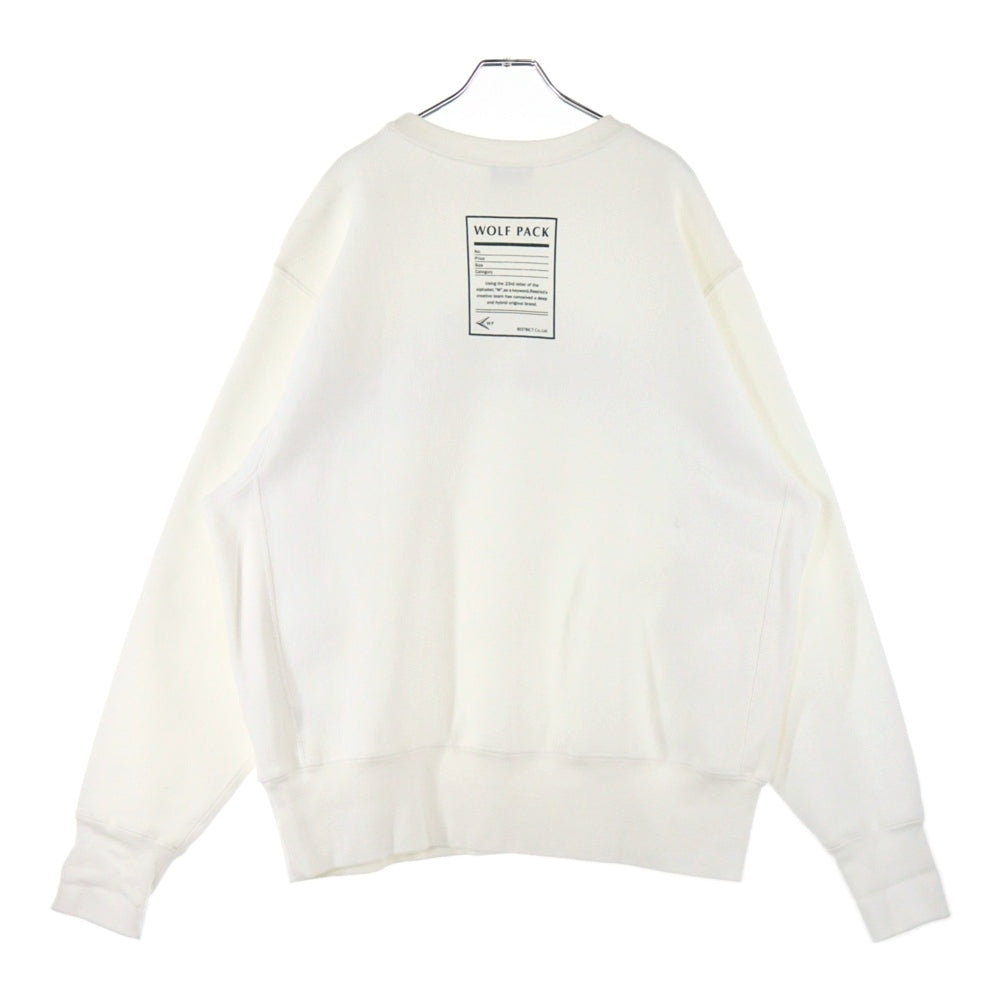 CAMBER(キャンバー) × WP WORLD GREATS S2 CREWNECK SWEAT フロントロゴプリント クルーネックスウェットトレーナー ホワイト WP10-CS01