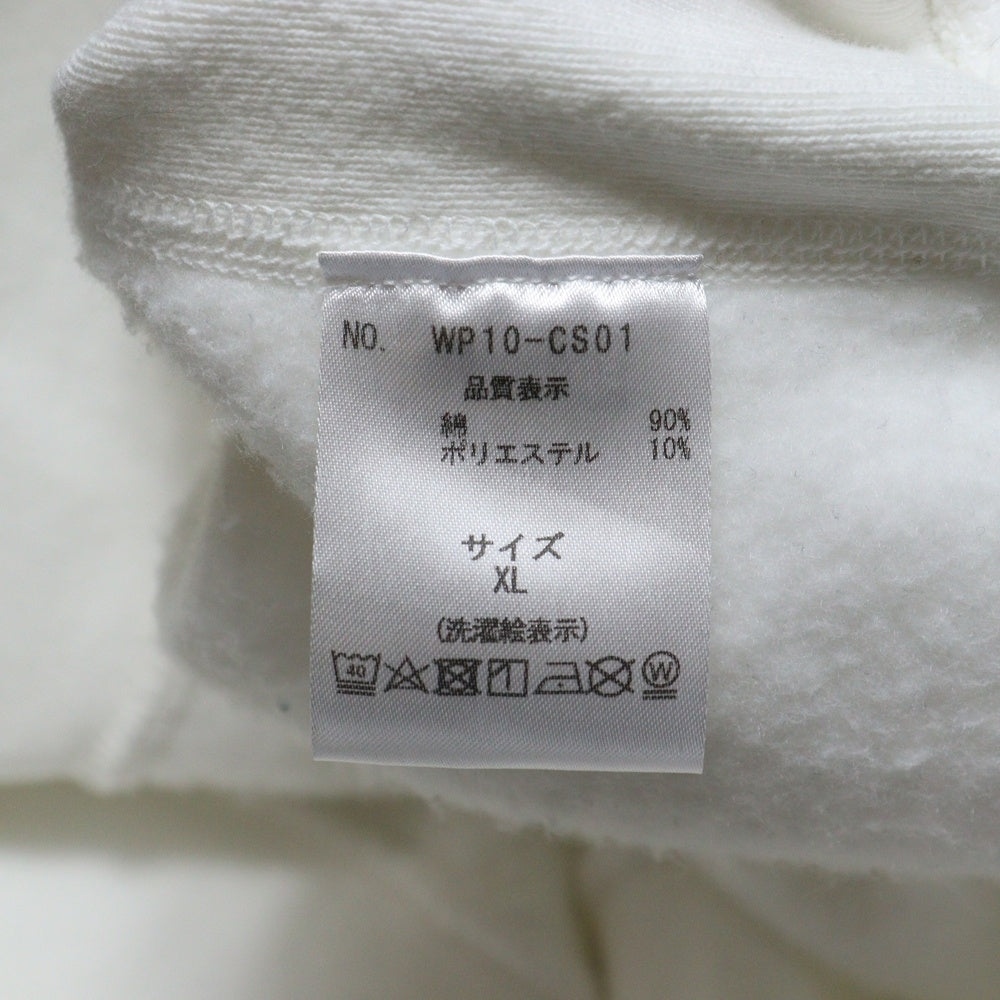 CAMBER(キャンバー) × WP WORLD GREATS S2 CREWNECK SWEAT フロントロゴプリント クルーネックスウェットトレーナー ホワイト WP10-CS01