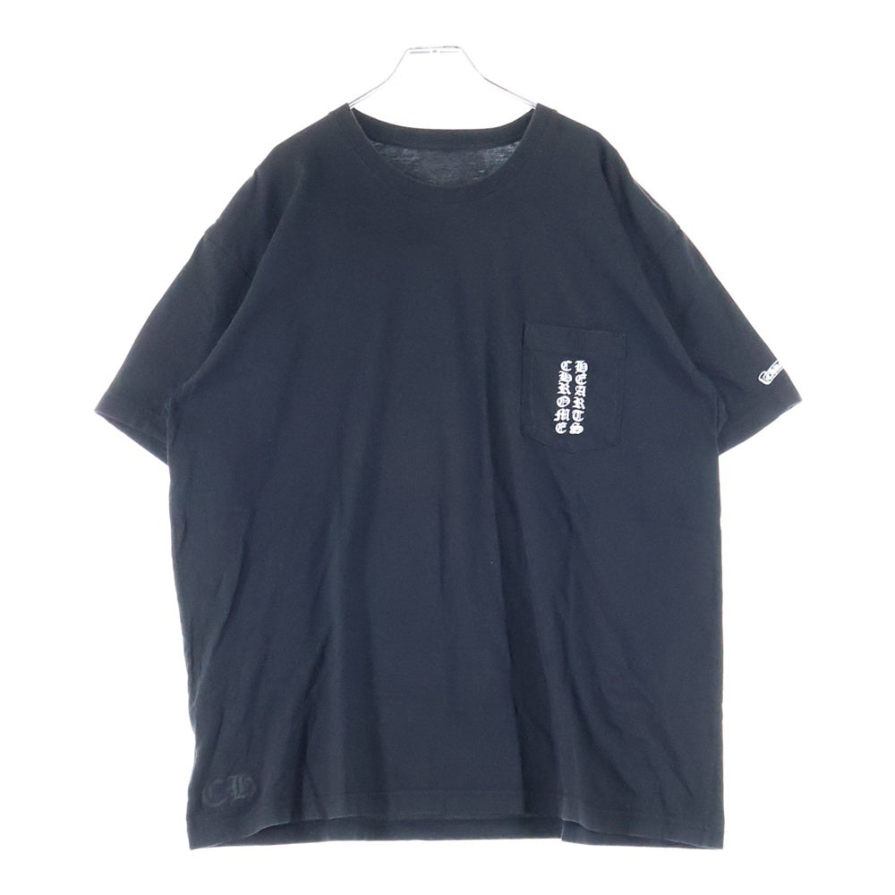 CHROME HEARTS(クロムハーツ) TOKYO 東京限定 バックスクロールラベル 両面プリント半袖Tシャツ カットソー ブラック