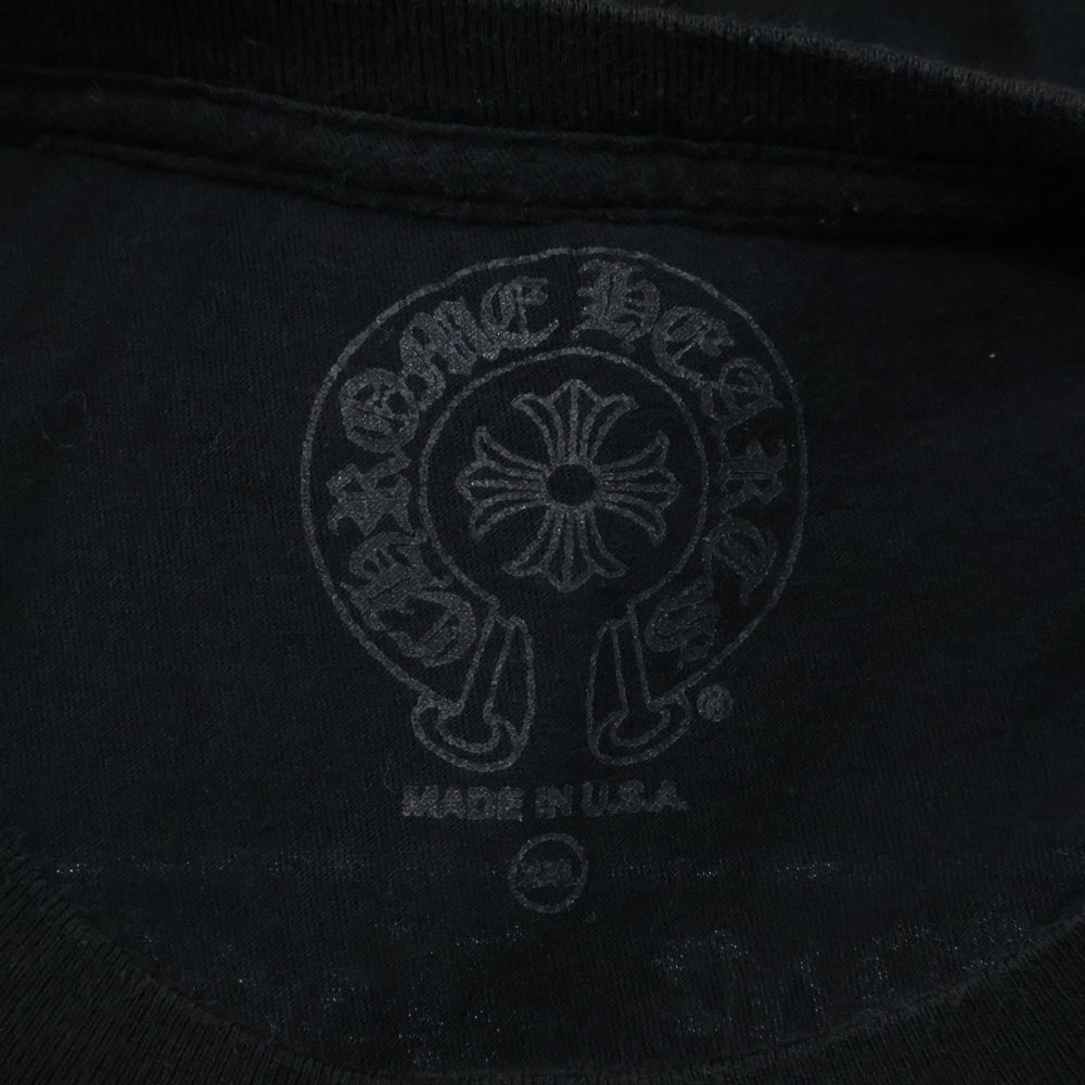 CHROME HEARTS(クロムハーツ) TOKYO 東京限定 バックスクロールラベル 両面プリント半袖Tシャツ カットソー ブラック