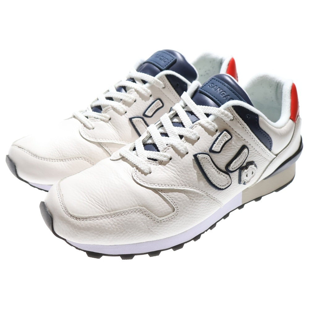 Sangacio(サンガッチョ) にゅ～ず トリコロール 10周年記念モデル ローカットスニーカー ホワイト