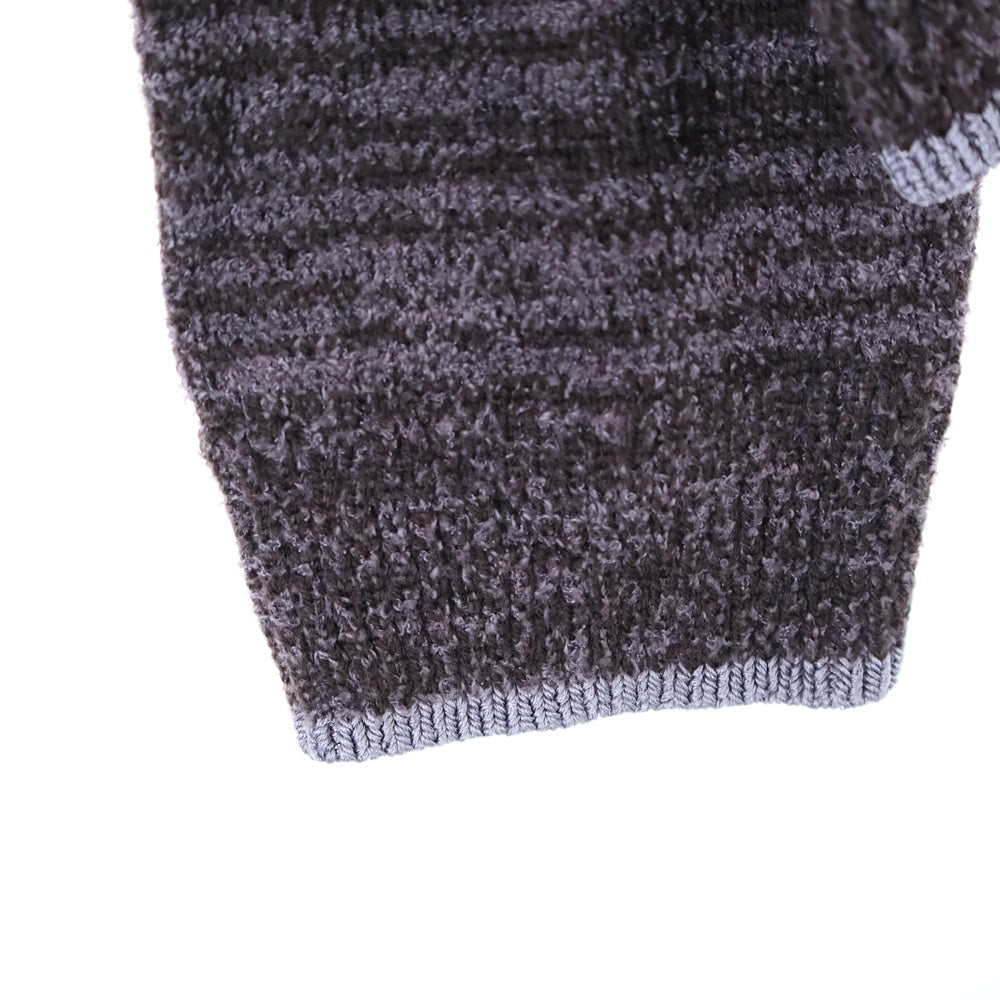 ARMANI COLLEZIONI(アルマーニ コレツィオーニ) ウール モックネック ライトセーター ニット ブラウン 6XCM11 CM14Z