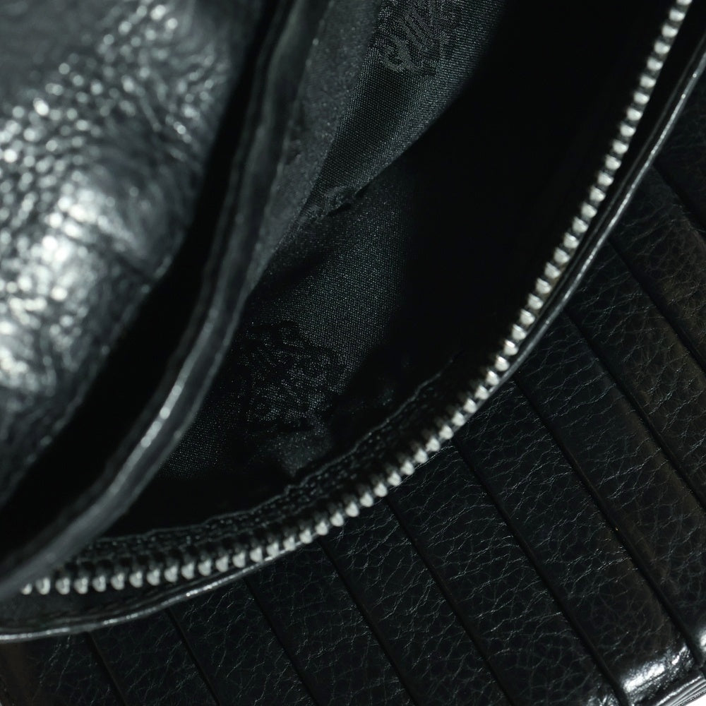 CHROME HEARTS(クロムハーツ) WAVE ウェーブ レザーウォレット 財布 ブラック BCA374