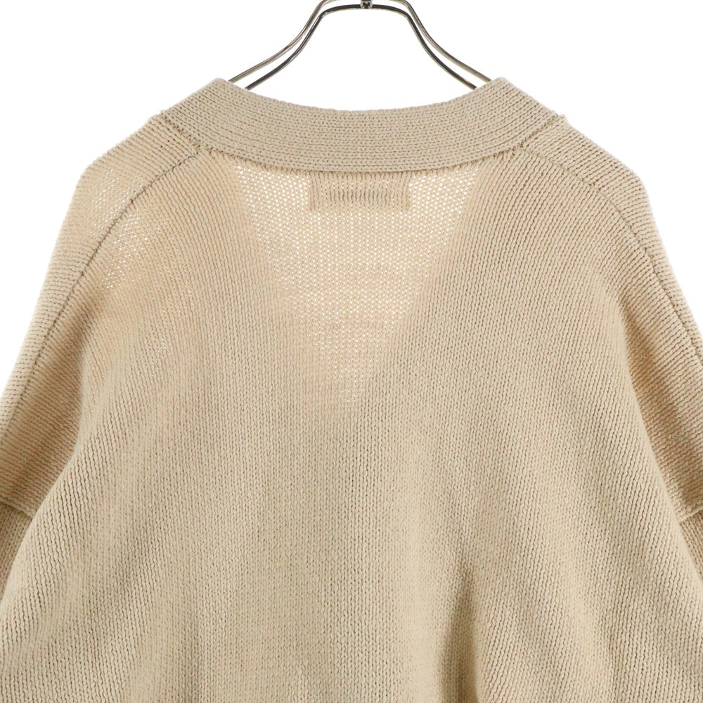 DISCOVERED(ディスカバード) 22SS DAMAGE COTTON KNIT CARDIGAN ダメージコットンニットカーディガン ベージュ DC-SS22-KN-05