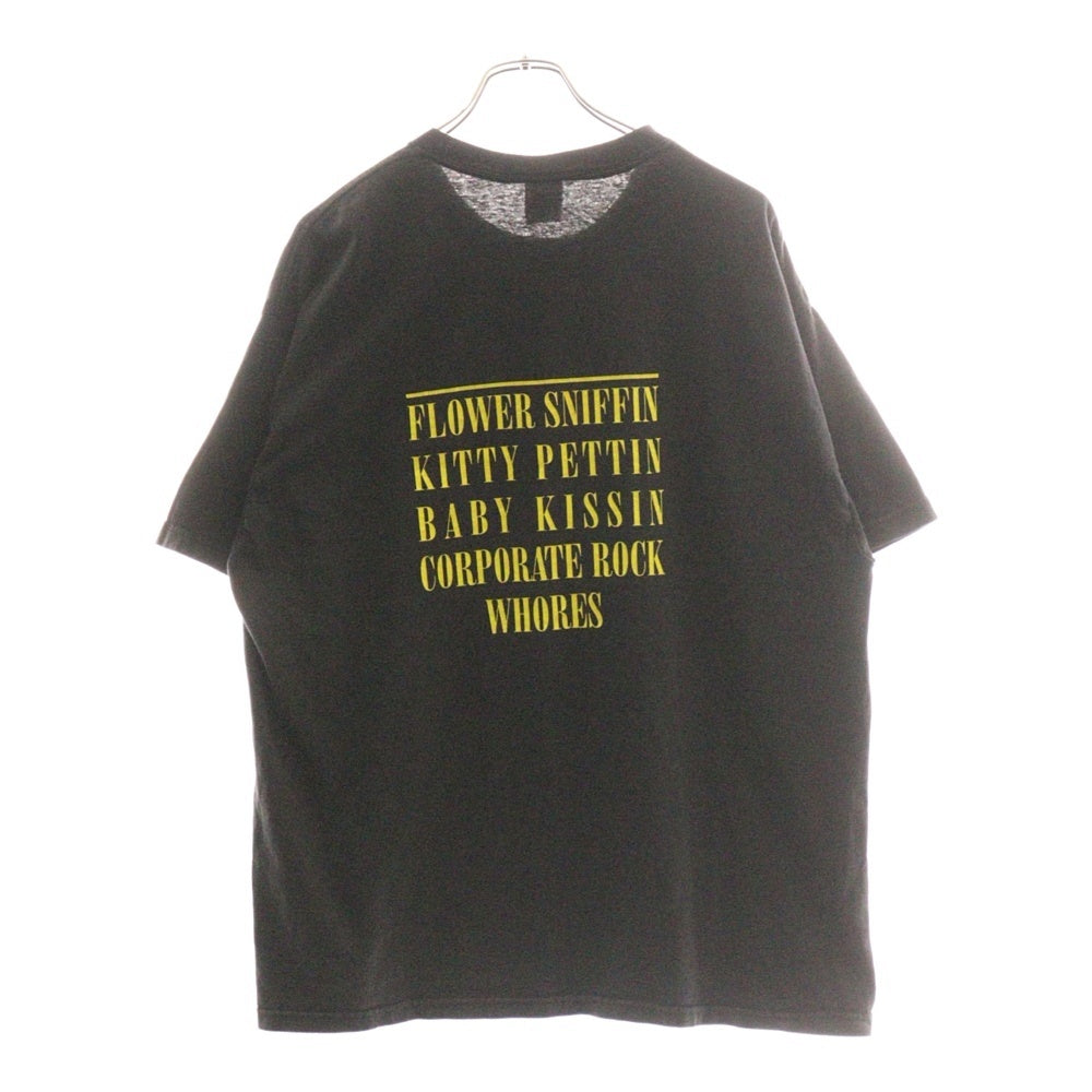 VINTAGE(ヴィンテージ) 90S NIRVANA SMILE TEE ニルヴァーナ スマイル 半袖クルーネックTシャツカットソー ブラック