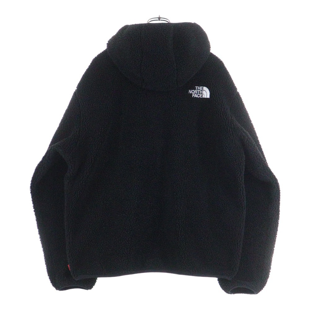SUPREME(シュプリーム) 20AW×THE NORTH FACE Logo Hoodie Fleece Jacket ジップアップ パーカー ブラック NT62004I