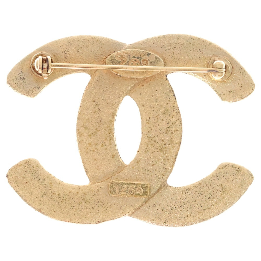 CHANEL(シャネル) Jumbo Coco Mark Brooch ココマーク ブローチ ゴールド