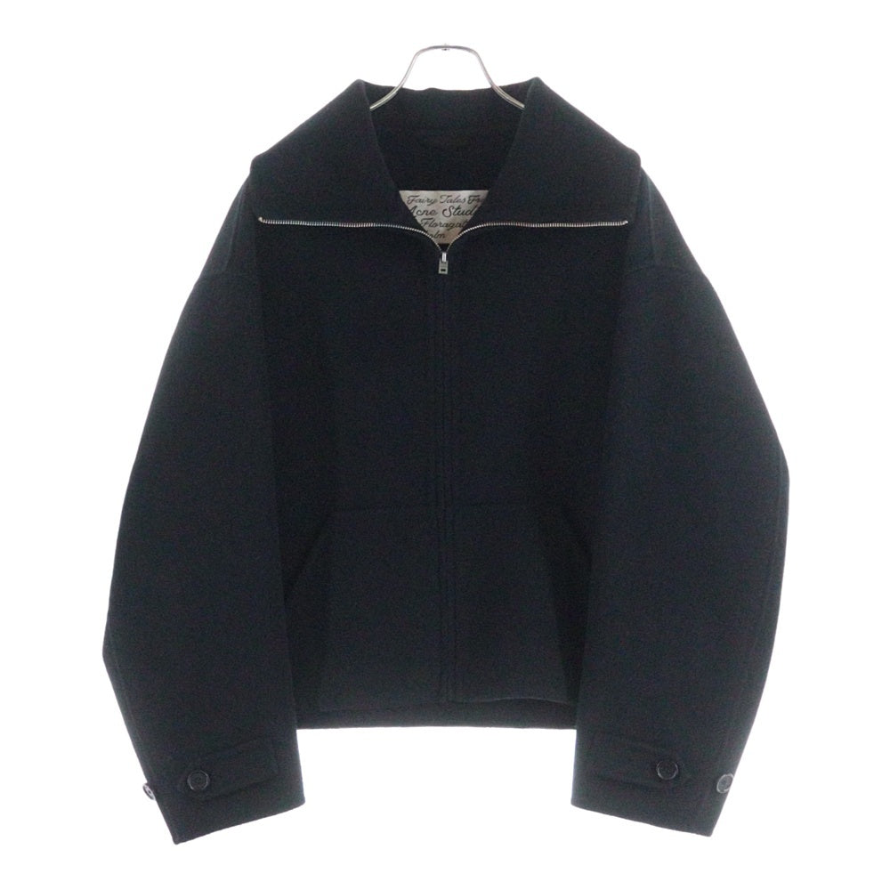 Acne Studios(アクネ ストゥディオズ) ウールジップジャケット ブラック FN-WN-OUTW001085