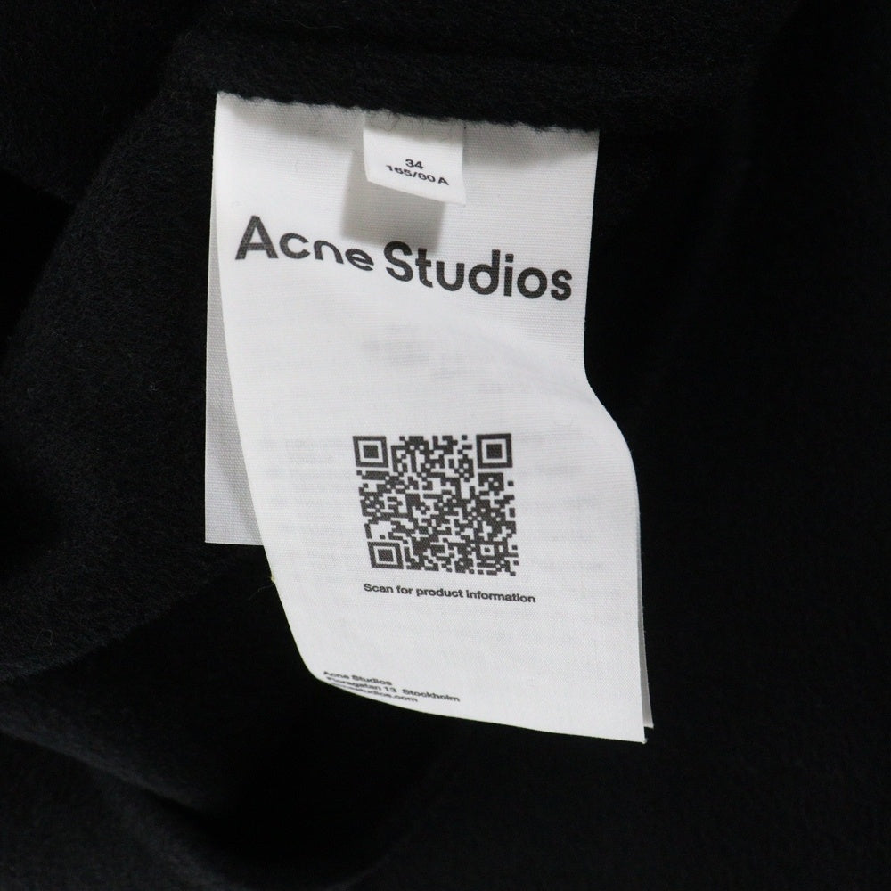 Acne Studios(アクネ ストゥディオズ) ウールジップジャケット ブラック FN-WN-OUTW001085