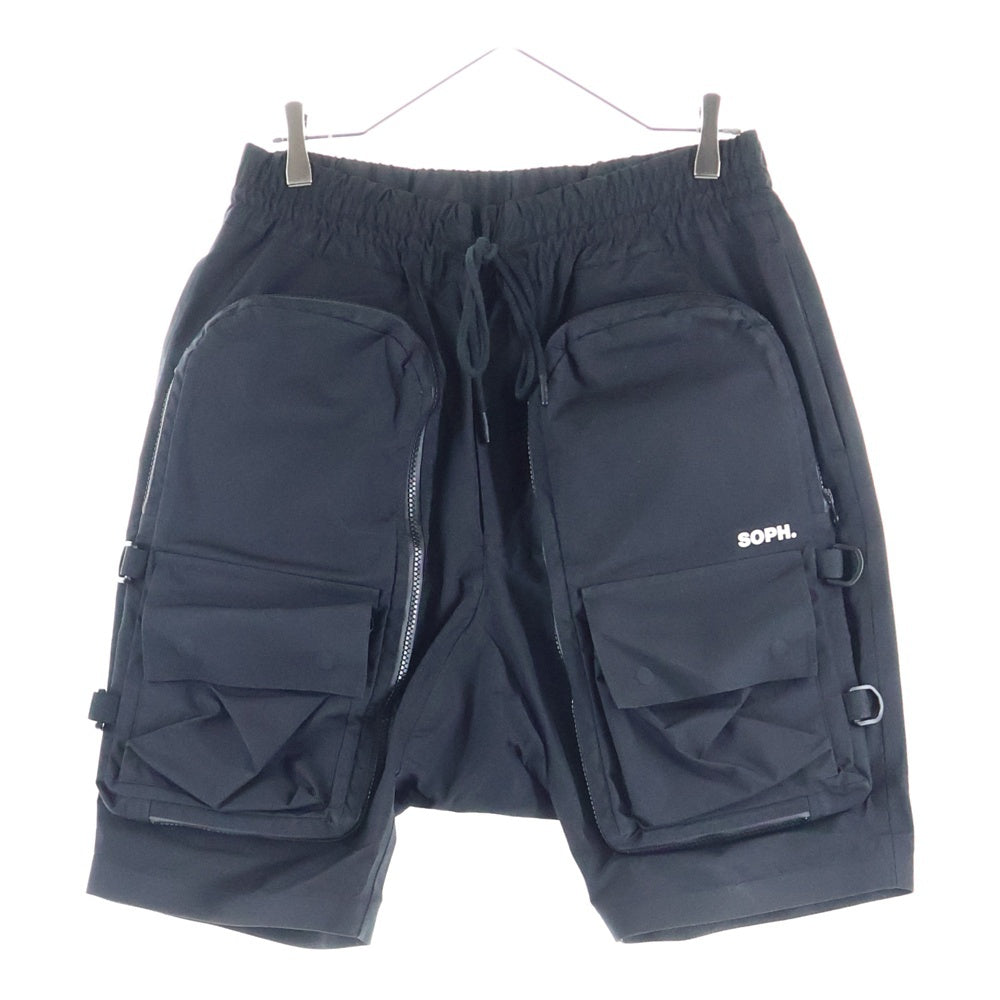 SAINT MICHAEL(セントマイケル) 19AW×READYMADE 3L MULTI POCKET SHORTS レディメイド ショーツ サルエルハーフパンツ ブラック FCRB-192123