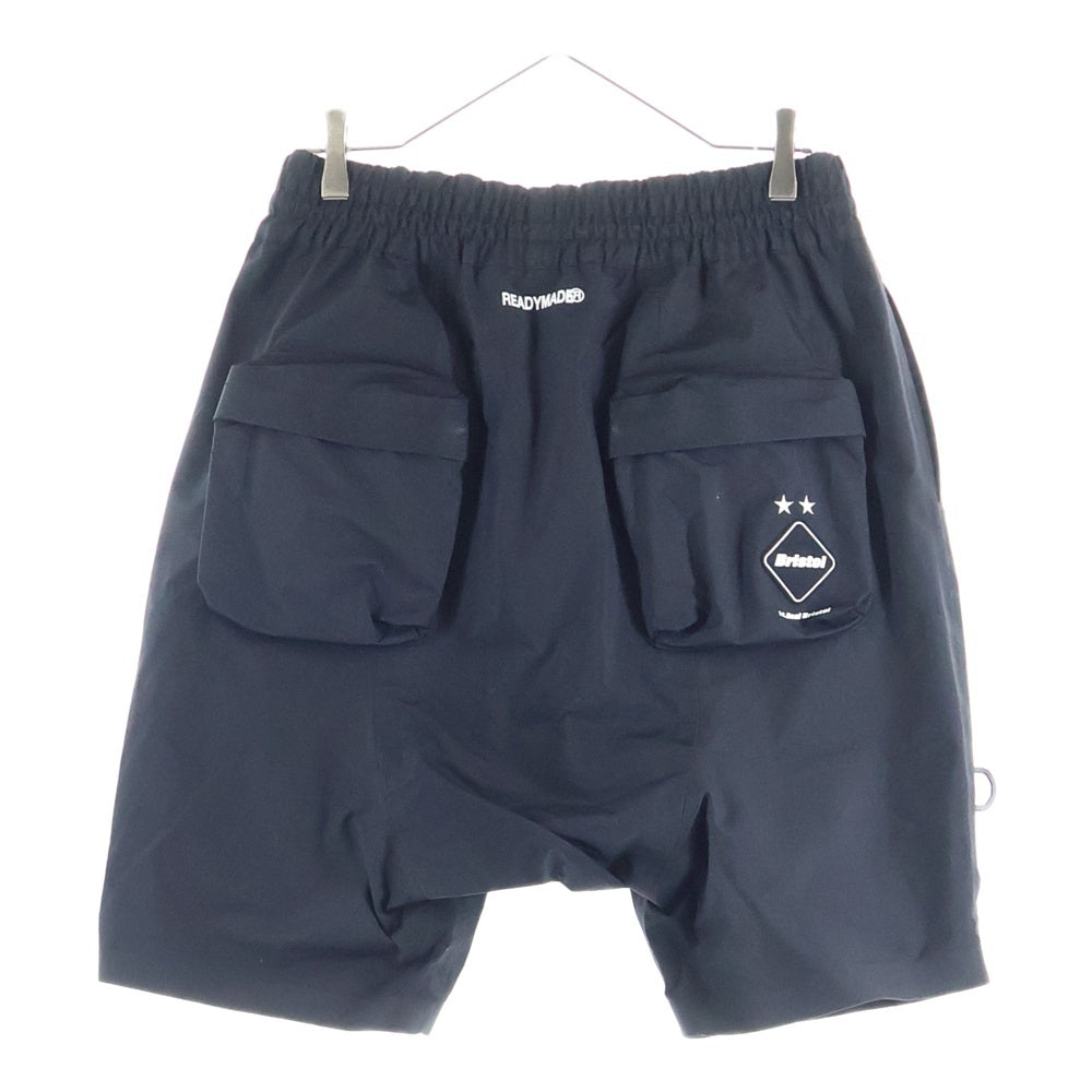 SAINT MICHAEL(セントマイケル) 19AW×READYMADE 3L MULTI POCKET SHORTS レディメイド ショーツ サルエルハーフパンツ ブラック FCRB-192123