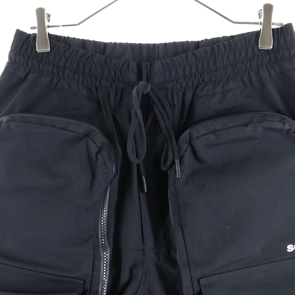 SAINT MICHAEL(セントマイケル) 19AW×READYMADE 3L MULTI POCKET SHORTS レディメイド ショーツ サルエルハーフパンツ ブラック FCRB-192123