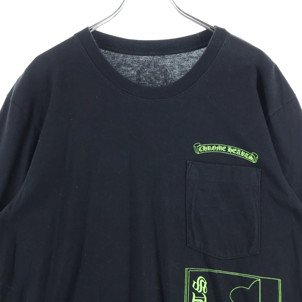 CHROME HEARTS(クロムハーツ) AOYAMA Limited Vending Machine L/S 青山限定 ベンディングマシーン 長袖Tシャツ ブラック/グリーン