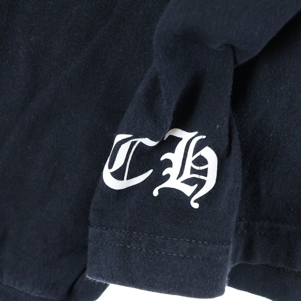 CHROME HEARTS(クロムハーツ) Star Print Long Sleeve Tee スタープリント ロングスリーブ 長袖Tシャツ ロンT ブラック/ホワイト