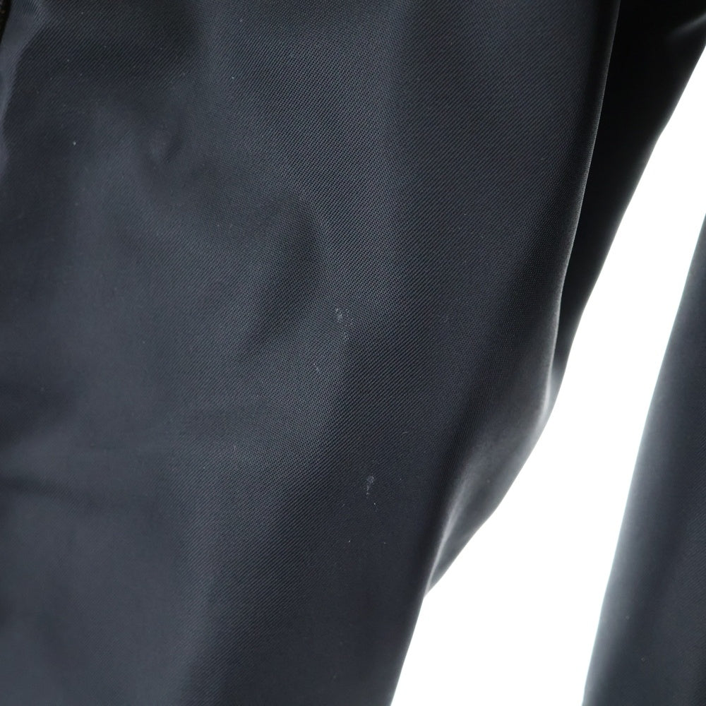 CELINE(セリーヌ) 25SS ロゴ刺繍 ナイロン ジップアップコーチジャケット ブラック RV08X195X