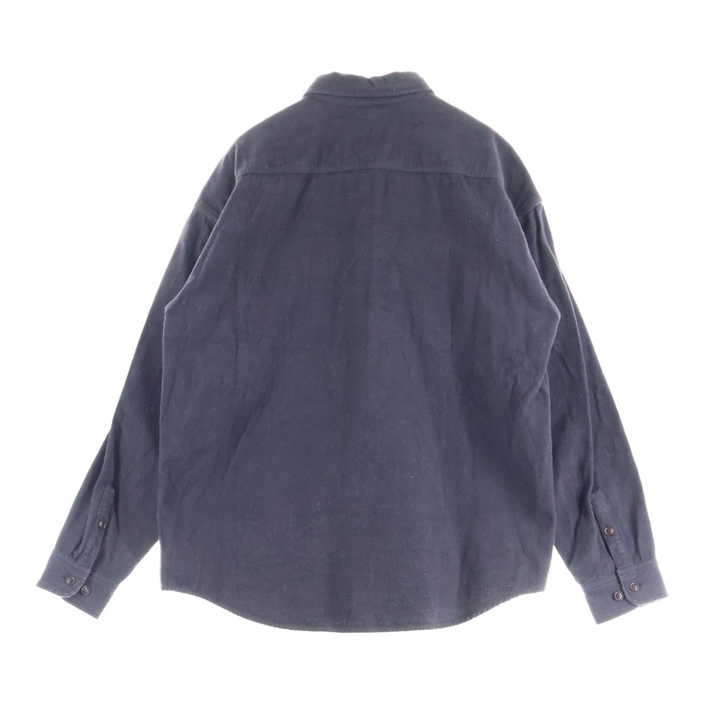 VISVIM(ヴィスヴィム) 20AW LUMBER SHIRT L/S ランバー バンダナ切替 長袖シャツ ブラック 0220905011016