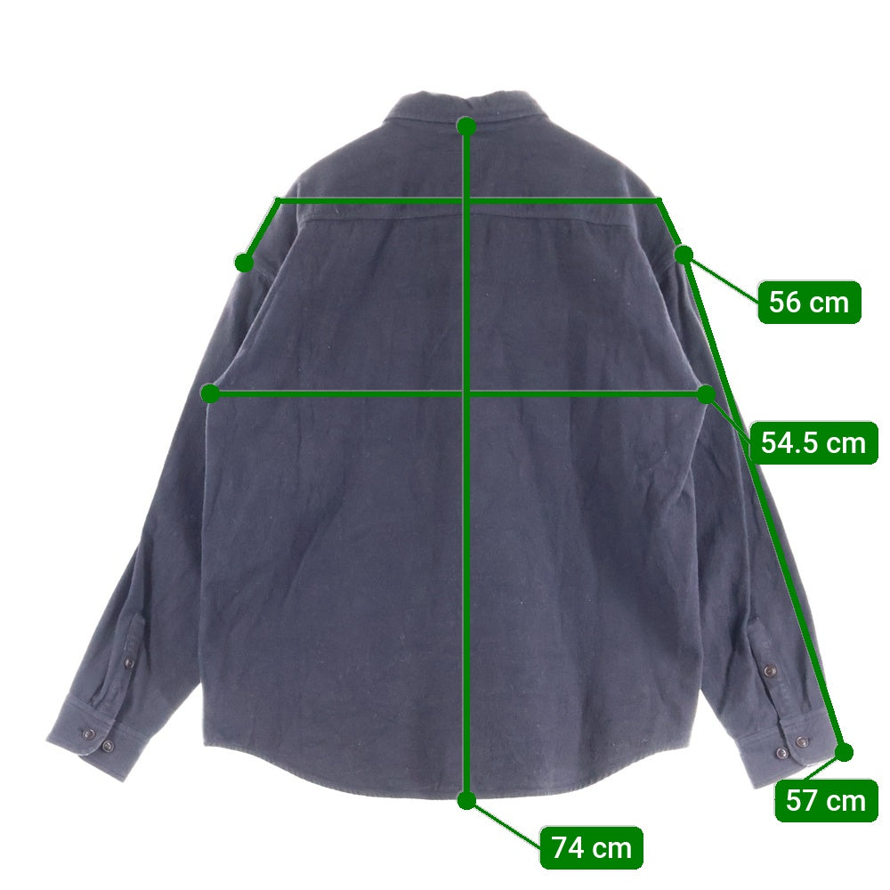 VISVIM(ヴィスヴィム) 20AW LUMBER SHIRT L/S ランバー バンダナ切替 長袖シャツ ブラック 0220905011016