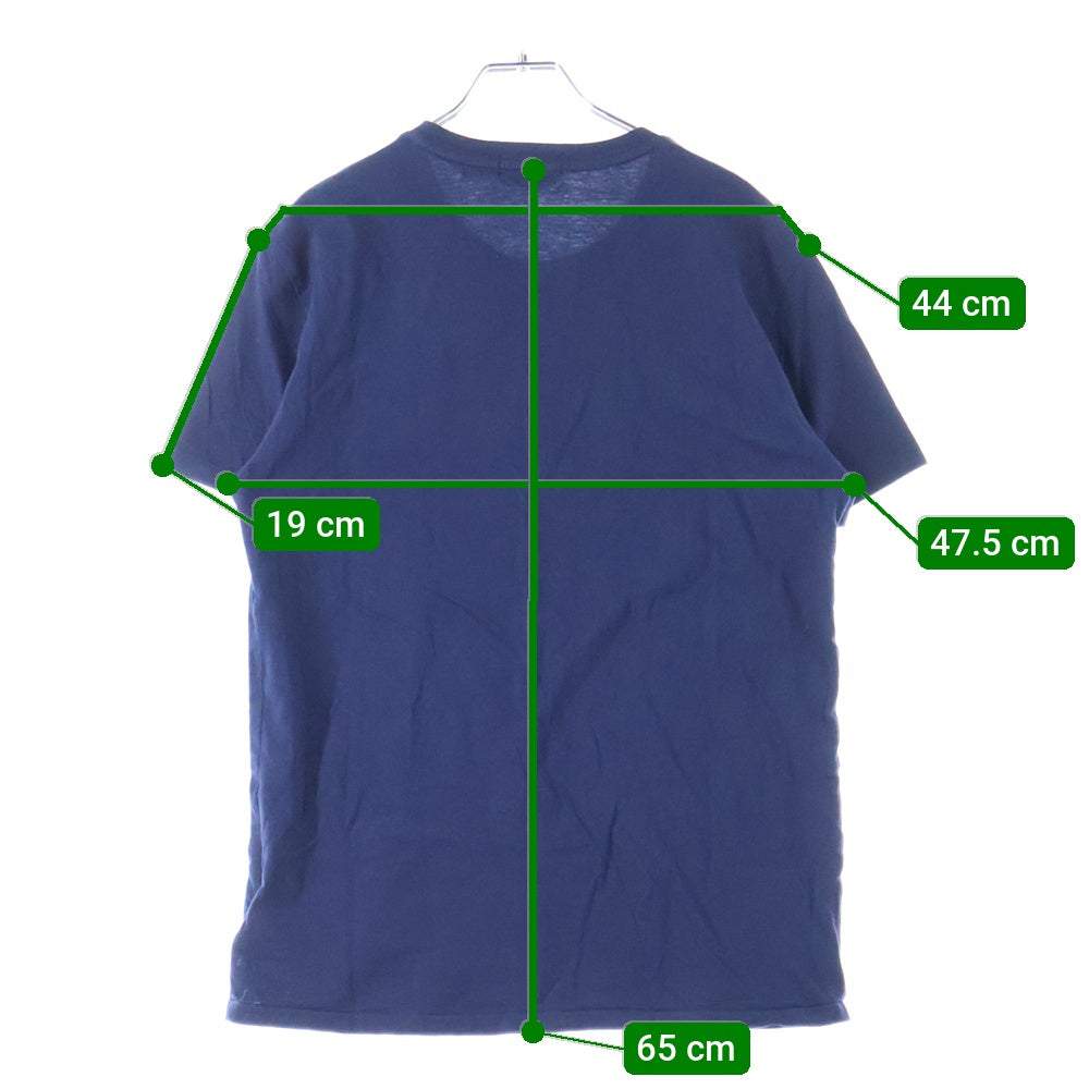 POLO RALPH LAUREN(ポロラルフローレン) SHORT SLEEVE T-SHIRT フロント刺繍ロゴ 半袖Tシャツ カットソー ネイビー SSCNCMSLM4