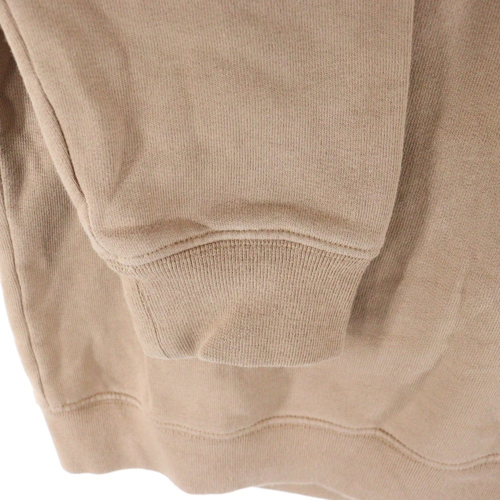 MSGM(エムエスジーエム) フロントロゴ プリントクルーネックスウェット トレーナー ベージュ 2740MM69