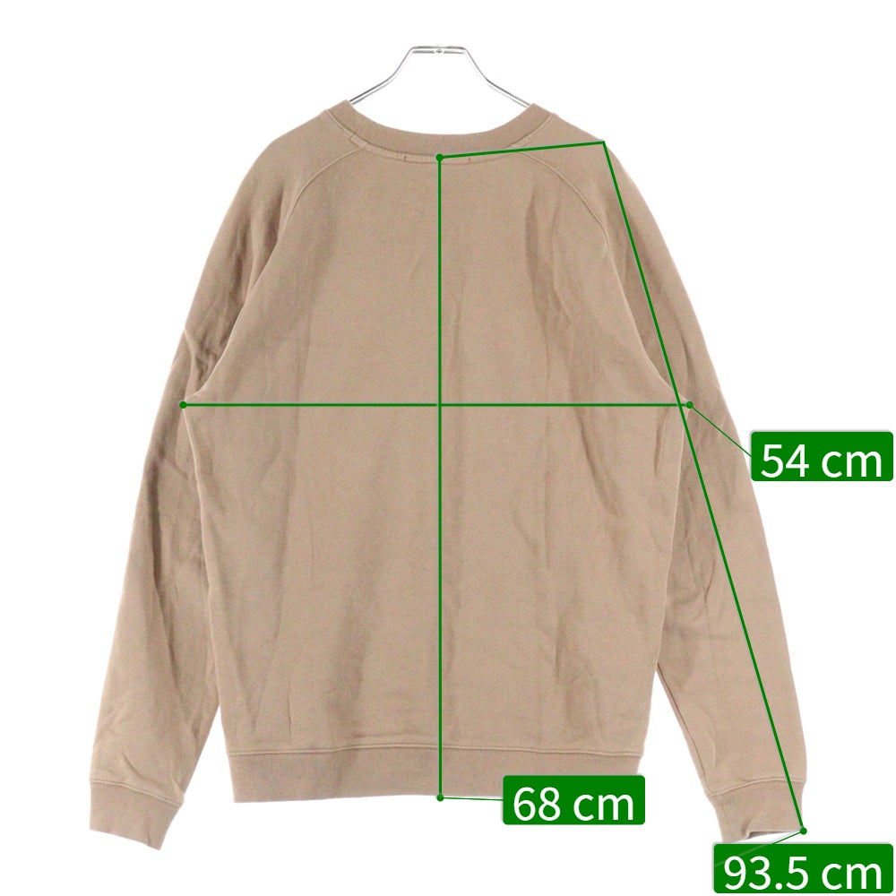 MSGM(エムエスジーエム) フロントロゴ プリントクルーネックスウェット トレーナー ベージュ 2740MM69