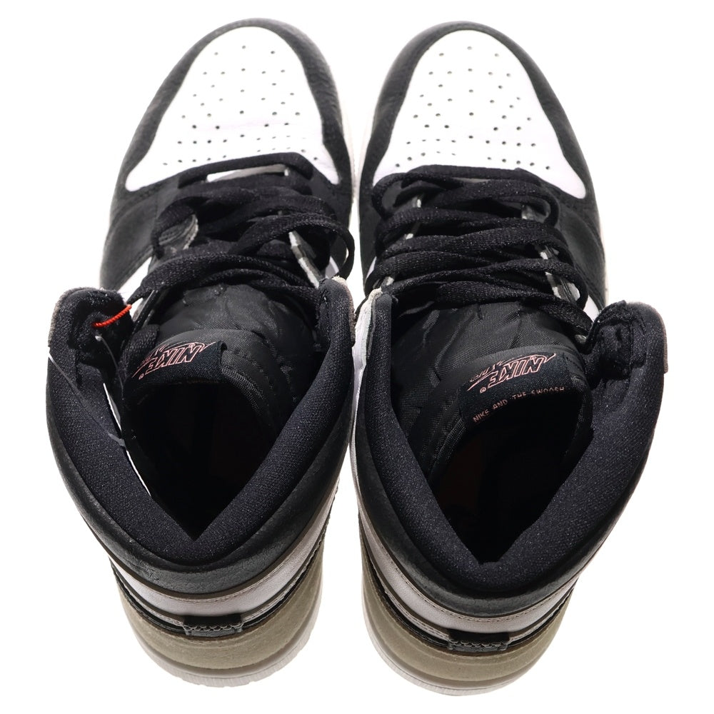 NIKE(ナイキ) AIR JORDAN 1 HIGH OG BLEACHED CORAL 555088-108 エアジョーダン1 ハイカットスニーカーブリーチド コーラル ホワイト/ブラック US8.5/26.5cm