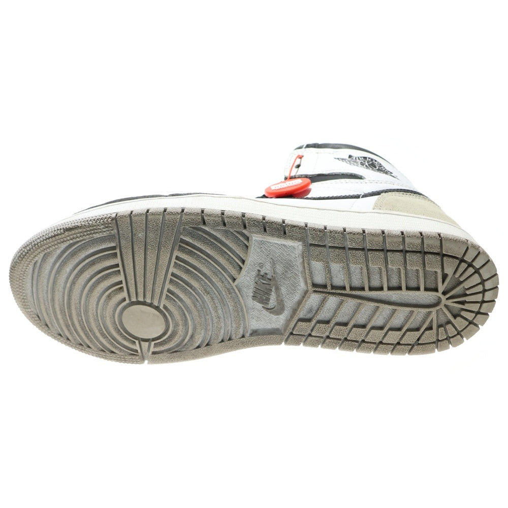 NIKE(ナイキ) AIR JORDAN 1 HIGH OG BLEACHED CORAL 555088-108 エアジョーダン1 ハイカットスニーカーブリーチド コーラル ホワイト/ブラック US8.5/26.5cm