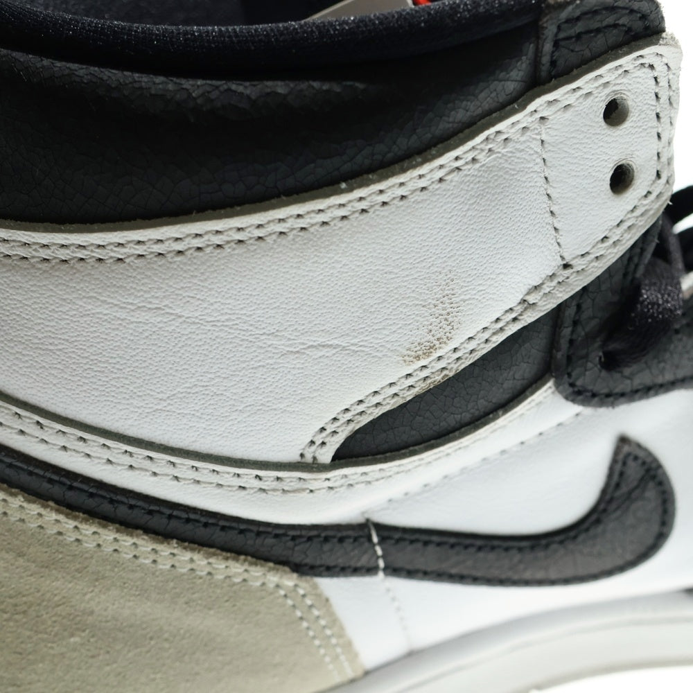 NIKE(ナイキ) AIR JORDAN 1 HIGH OG BLEACHED CORAL 555088-108 エアジョーダン1 ハイカットスニーカーブリーチド コーラル ホワイト/ブラック US8.5/26.5cm