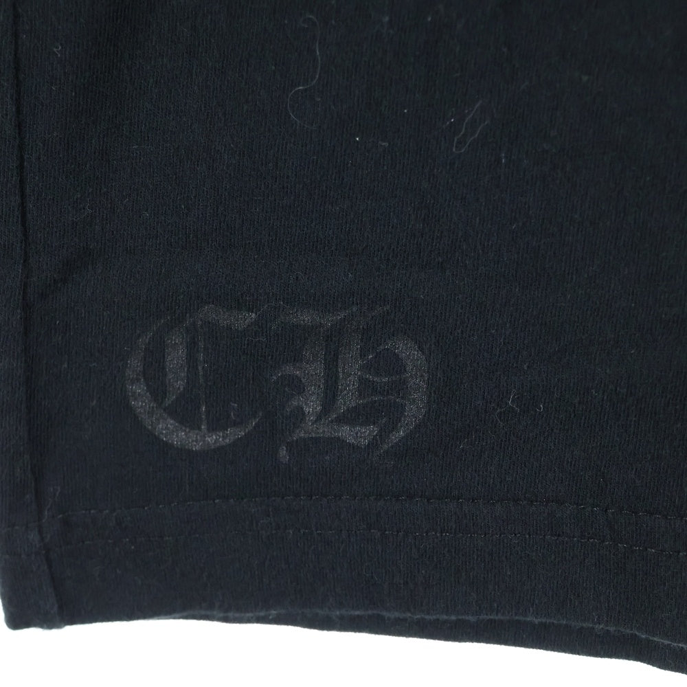 CHROME HEARTS(クロムハーツ) Striped Dagger L/S Tee ストライプ柄 両面プリント クルーネック ロングスリーブ 長袖Tシャツ イエロー/レッド