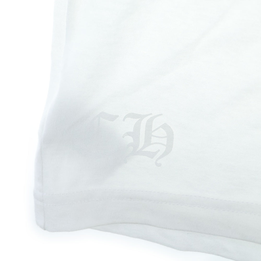 CHROME HEARTS(クロムハーツ) CH LOVE YOU NECK LOGO POCKET TEE ラブユー ネックロゴ 半袖Tシャツ ポケットT ホワイト