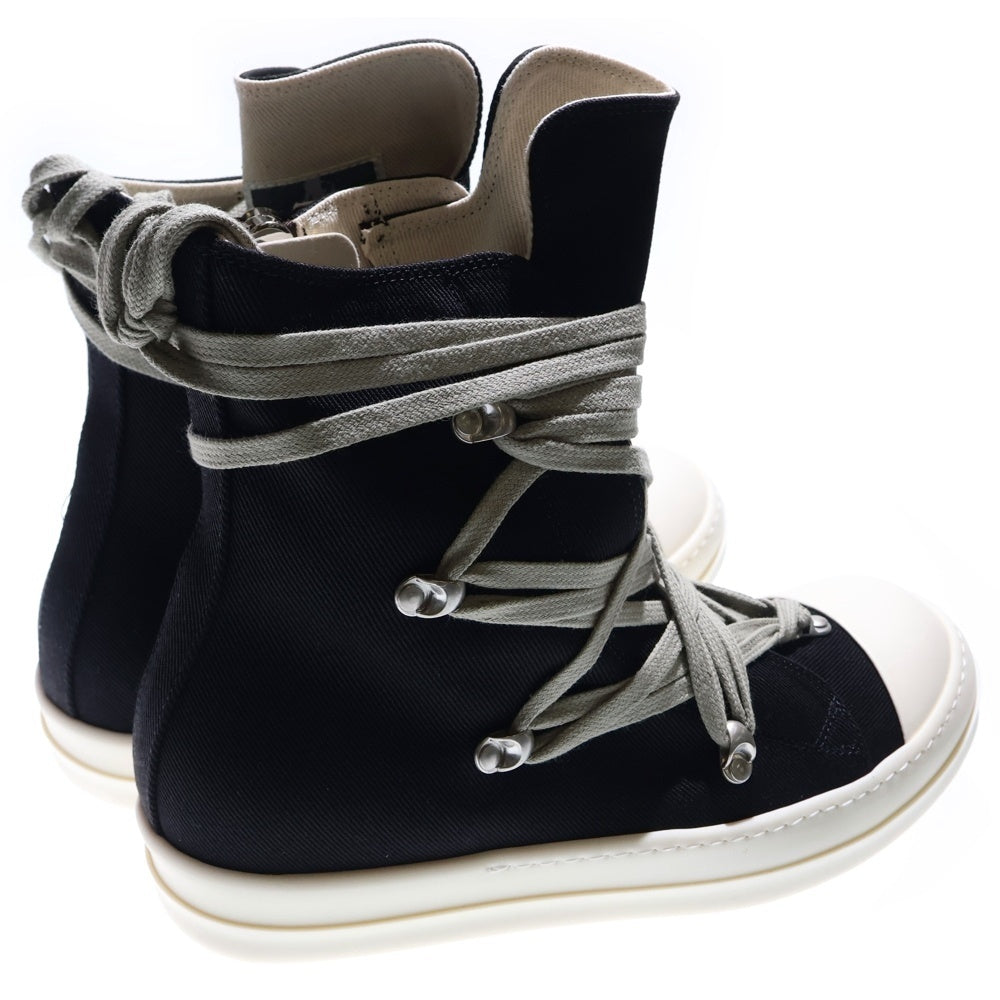 DRKSHDW(ダークシャドウ) 25AW MEGALACE SNEAKS メガレース ハイカットスニーカー ブラック/ホワイト DU02E7809