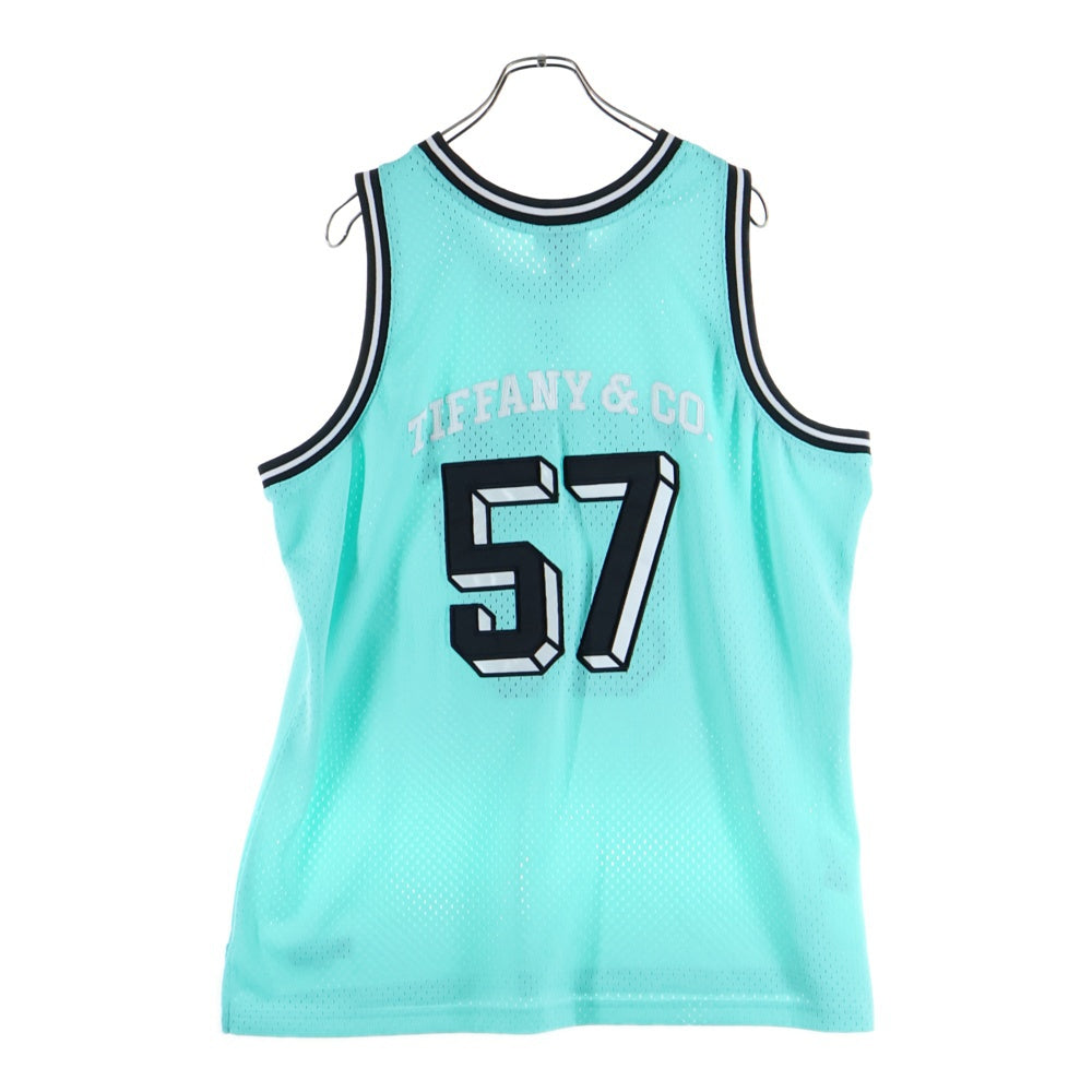 TIFFANY & Co.(ティファニー) ×NBA×Mittchell&Ness Bascketball Jersey ユニフォーム タンクトップ ティファニーブルー