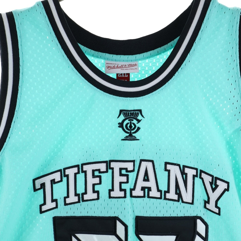 TIFFANY & Co.(ティファニー) ×NBA×Mittchell&Ness Bascketball Jersey ユニフォーム タンクトップ ティファニーブルー