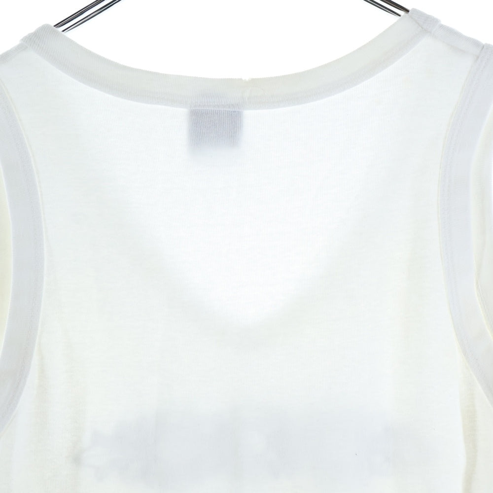 CHROME HEARTS(クロムハーツ) OLD フローラルプリント タンクトップ ホワイト レディース