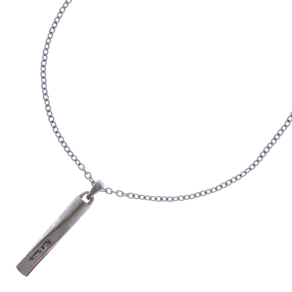 Paul Smith(ポールスミス) Edge Epo ロゴ刻印 ネックレス シルバー