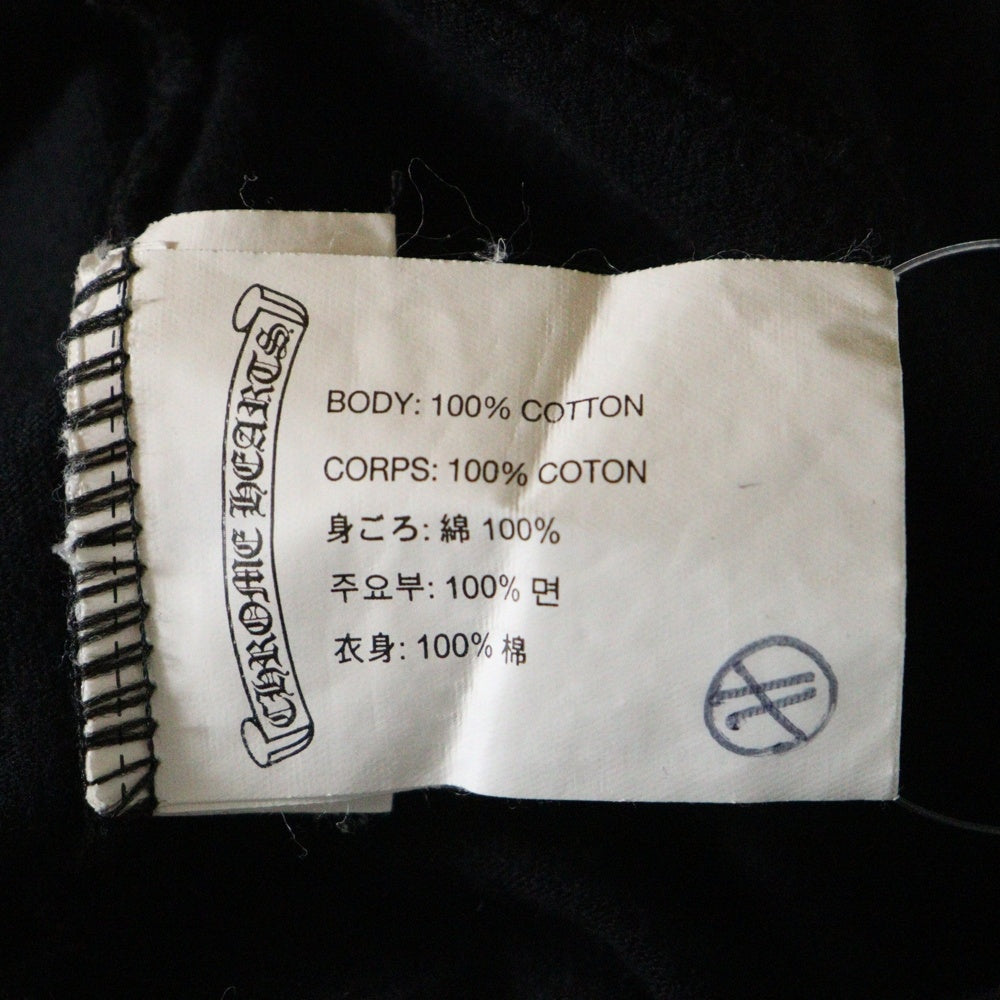CHROME HEARTS(クロムハーツ) Horseshoe STAR Print TEE ホースシュー スター プリント 半袖Tシャツ カットソー ブラック
